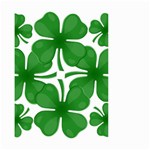 4 leaf clover Small Garden Flag (Two Sides)