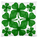 4 leaf clover Standard Flano Cushion Case (One Side)