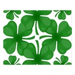 4 leaf clover Double Sided Flano Blanket (Large)