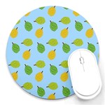 blue durians Round Mousepad