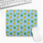 blue durians Large Mousepad