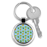 blue durians Key Chain (Round)