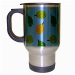 blue durians Travel Mug (Silver Gray)