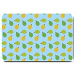 blue durians Large Doormat