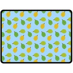 blue durians Fleece Blanket (Large)