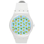 blue durians Round Plastic Sport Watch (M)