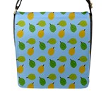 blue durians Flap Closure Messenger Bag (L)