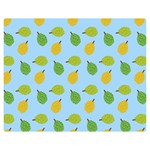 blue durians Double Sided Flano Blanket (Medium)