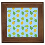 blue durians Framed Tile