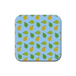 blue durians Rubber Coaster (Square)