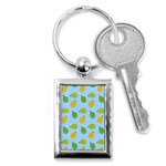 blue durians Key Chain (Rectangle)