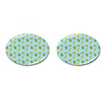 blue durians Cufflinks (Oval)