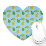 blue durians Heart Mousepad