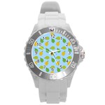 blue durians Round Plastic Sport Watch (L)