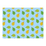 blue durians Double Sided Flano Blanket (Mini)