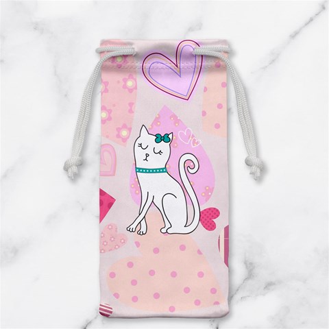 Cute Cat Character Jewelry Bag from ArtsNow.com Front