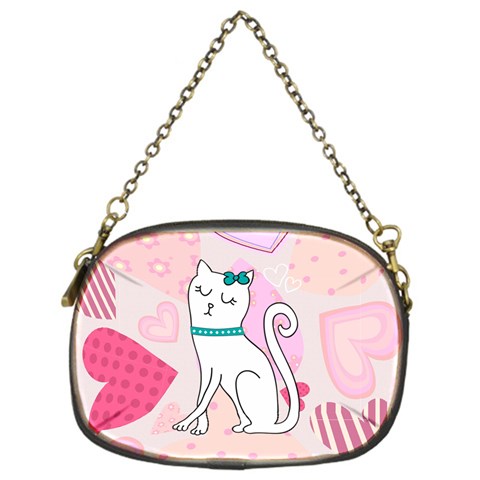 Cute Cat Character Chain Purses (One Side)  from ArtsNow.com Front