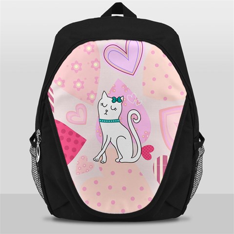 Cute Cat Character Backpack Bag from ArtsNow.com Front