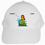 Emoji Mermaid White Cap