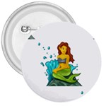 Emoji Mermaid 3  Button