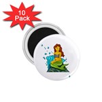 Emoji Mermaid 1.75  Magnet (10 pack) 