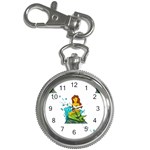 Emoji Mermaid Key Chain Watch