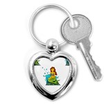 Emoji Mermaid Key Chain (Heart)