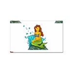 Emoji Mermaid Sticker (Rectangular)