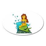 Emoji Mermaid Magnet (Oval)