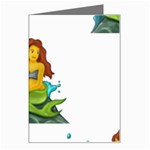 Emoji Mermaid Greeting Card