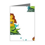 Emoji Mermaid Mini Greeting Card