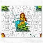 Emoji Mermaid Jigsaw Puzzle (Rectangular)