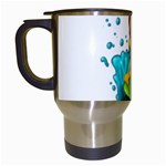 Emoji Mermaid Travel Mug (White)