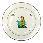 Emoji Mermaid Porcelain Plate