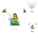 Emoji Mermaid Playing Cards (Heart)