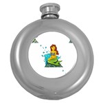 Emoji Mermaid Hip Flask (5 oz)