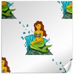 Emoji Mermaid Canvas 12  x 12 