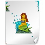 Emoji Mermaid Canvas 12  x 16 