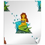 Emoji Mermaid Canvas 20  x 24 