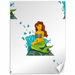 Emoji Mermaid Canvas 36  x 48 