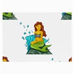 Emoji Mermaid Large Glasses Cloth (2 Sides)