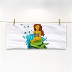 Emoji Mermaid Hand Towel