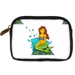 Emoji Mermaid Digital Camera Leather Case