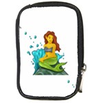 Emoji Mermaid Compact Camera Leather Case