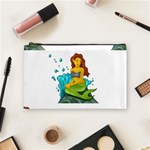 Emoji Mermaid Cosmetic Bag (Medium)