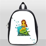 Emoji Mermaid School Bag (Small)