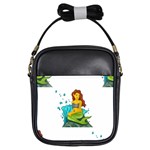 Emoji Mermaid Girls Sling Bag