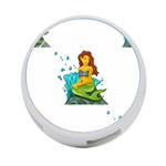 Emoji Mermaid 4-Port USB Hub (One Side)