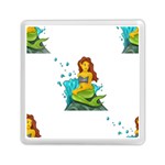 Emoji Mermaid Memory Card Reader (Square)