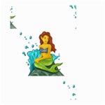 Emoji Mermaid Large Garden Flag (Two Sides)